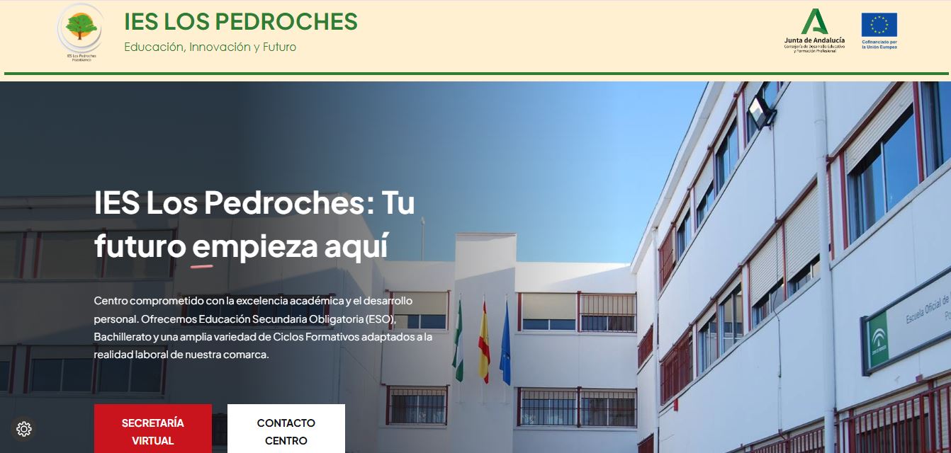 Diseño de la web del IES Los Pedroches
