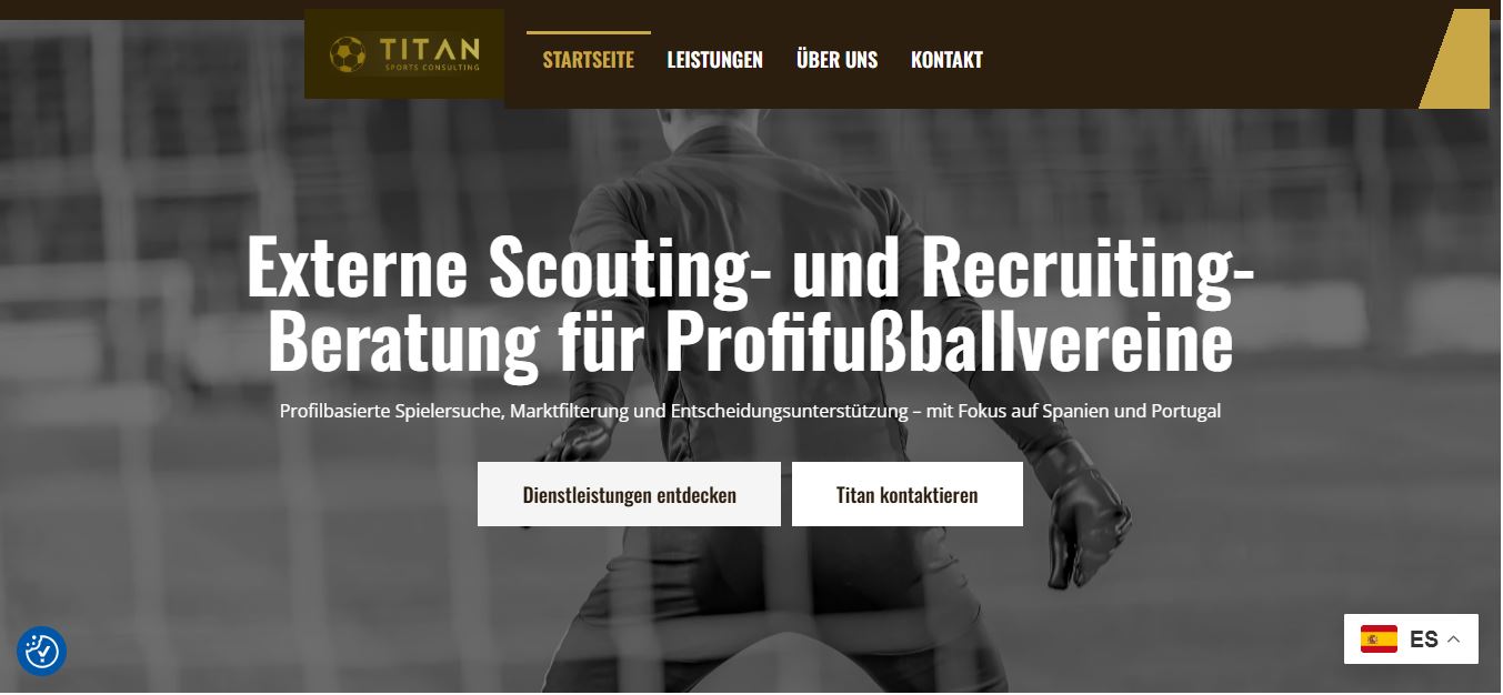 Web de Titan Sports Consulting